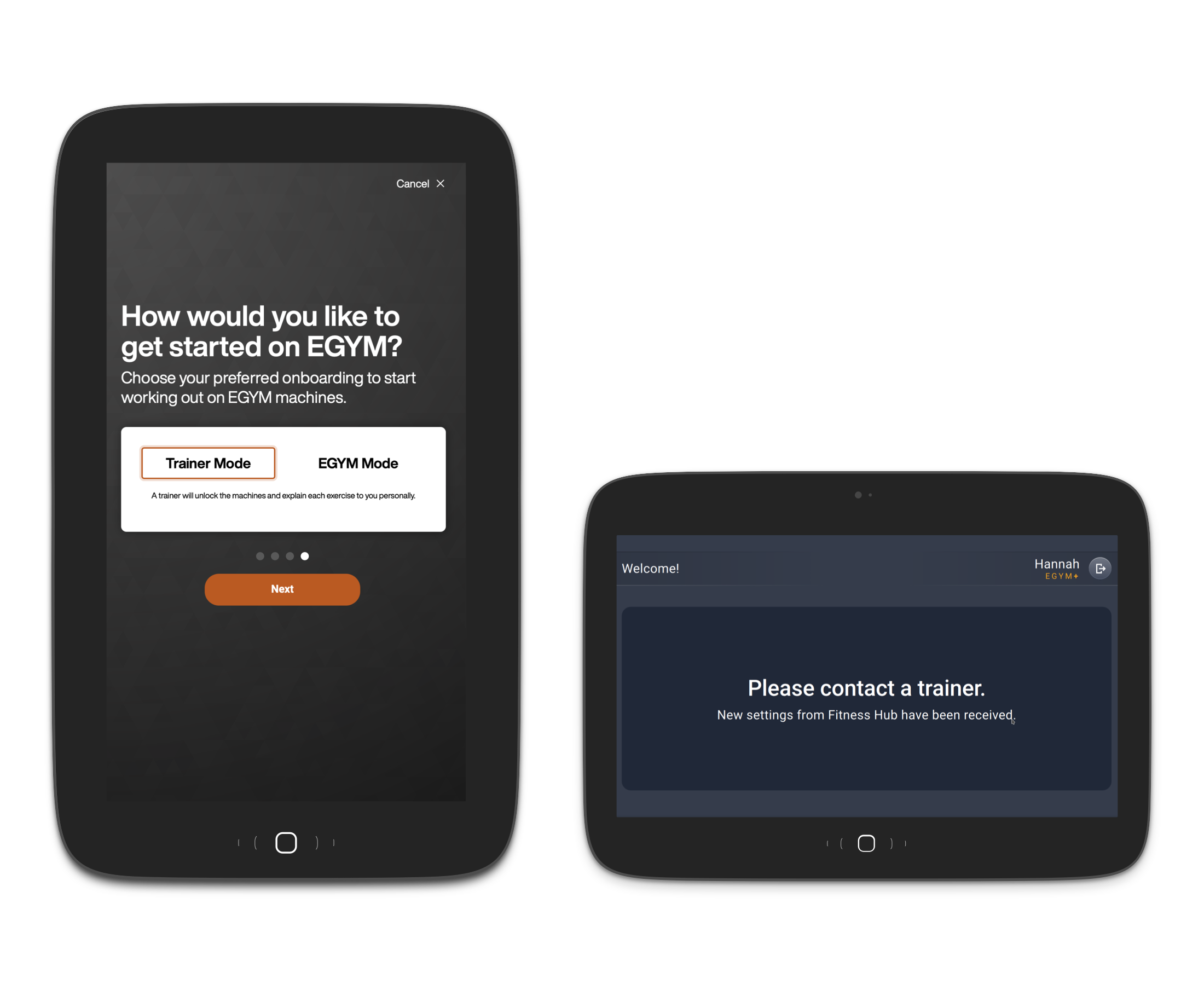 EGYM Fitness Hub Overview of All Product Updates